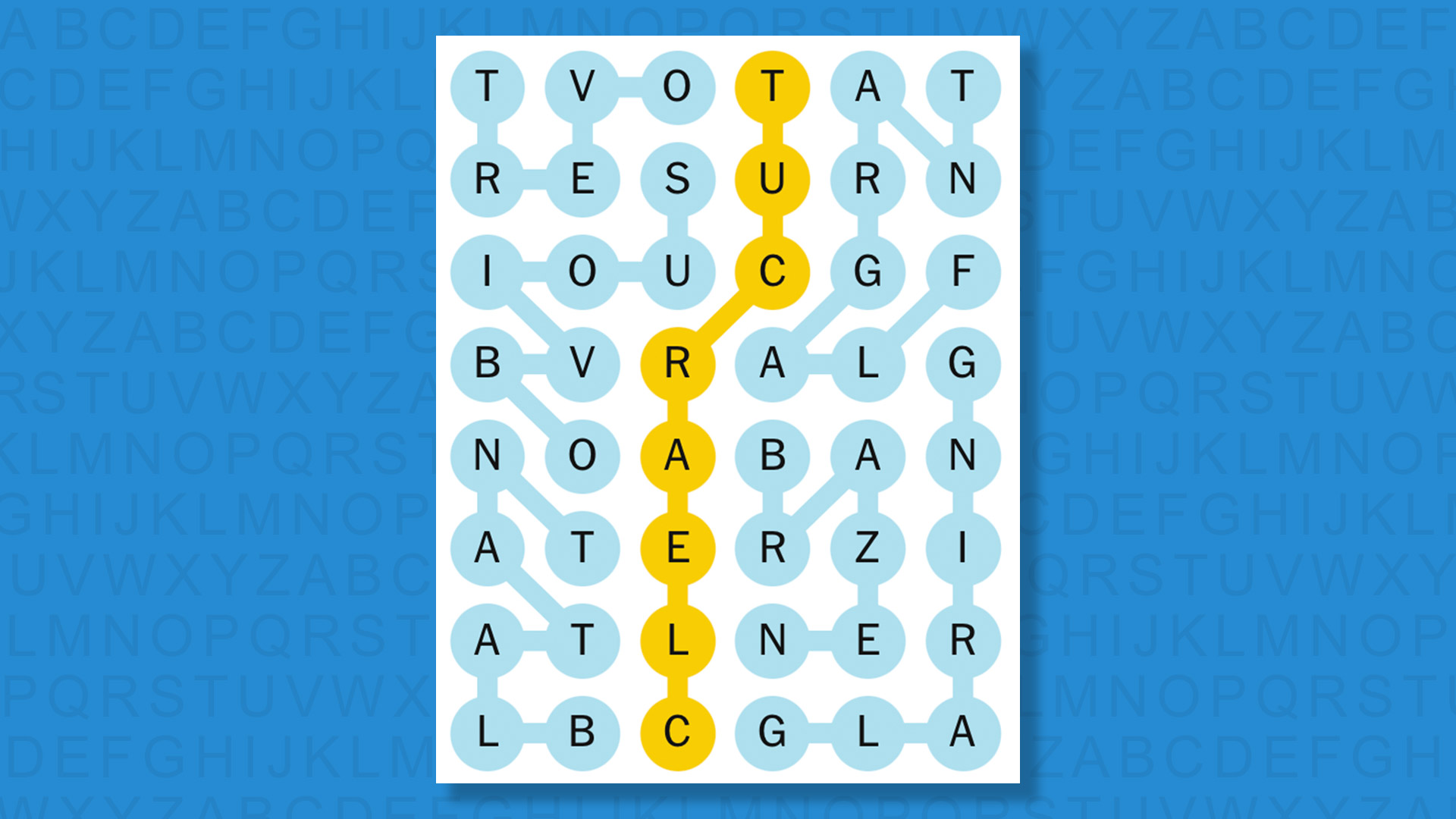 NYT Strands answers for game 798 on a blue background