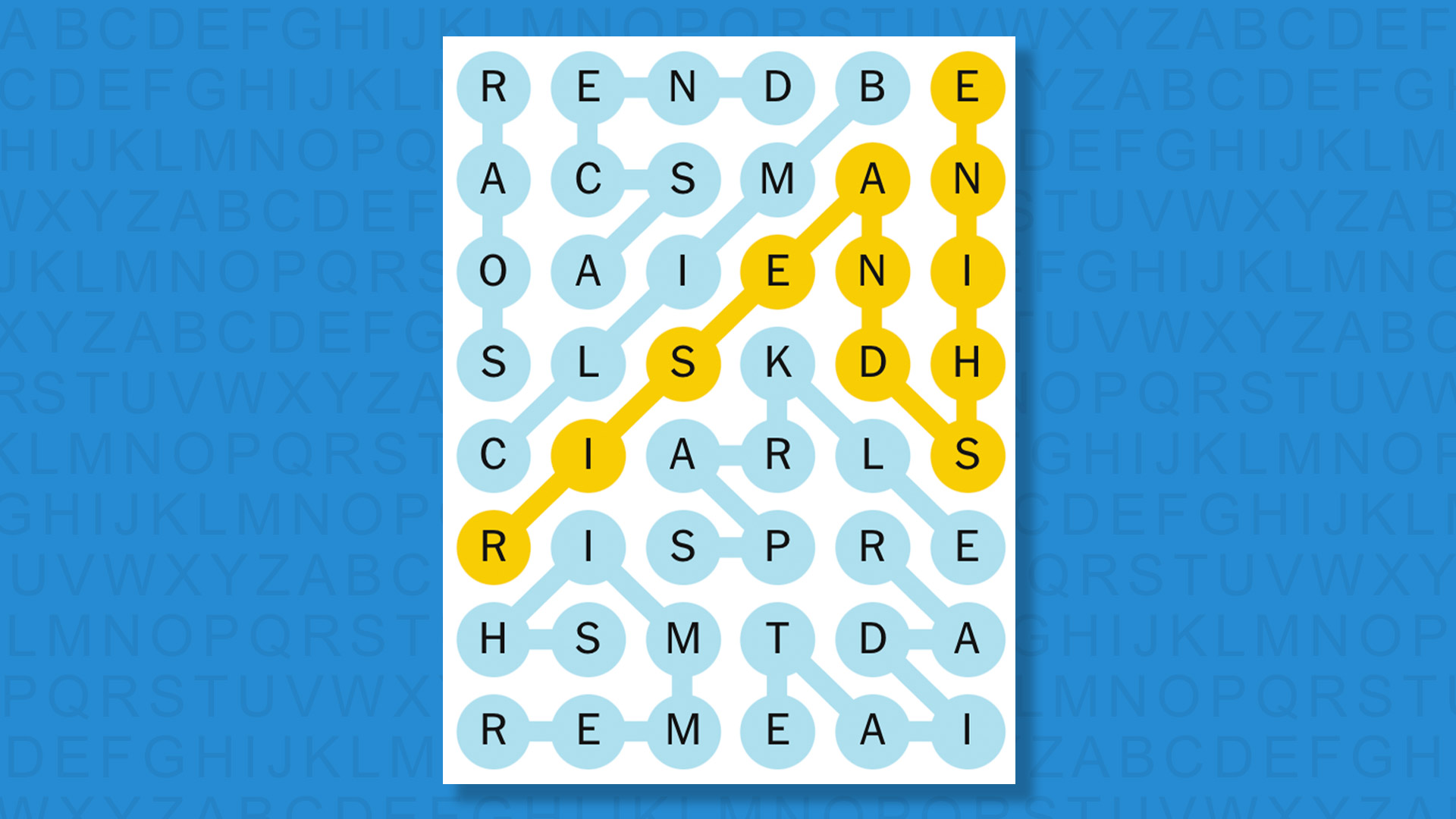 NYT Strands answers for game 794 on a blue background