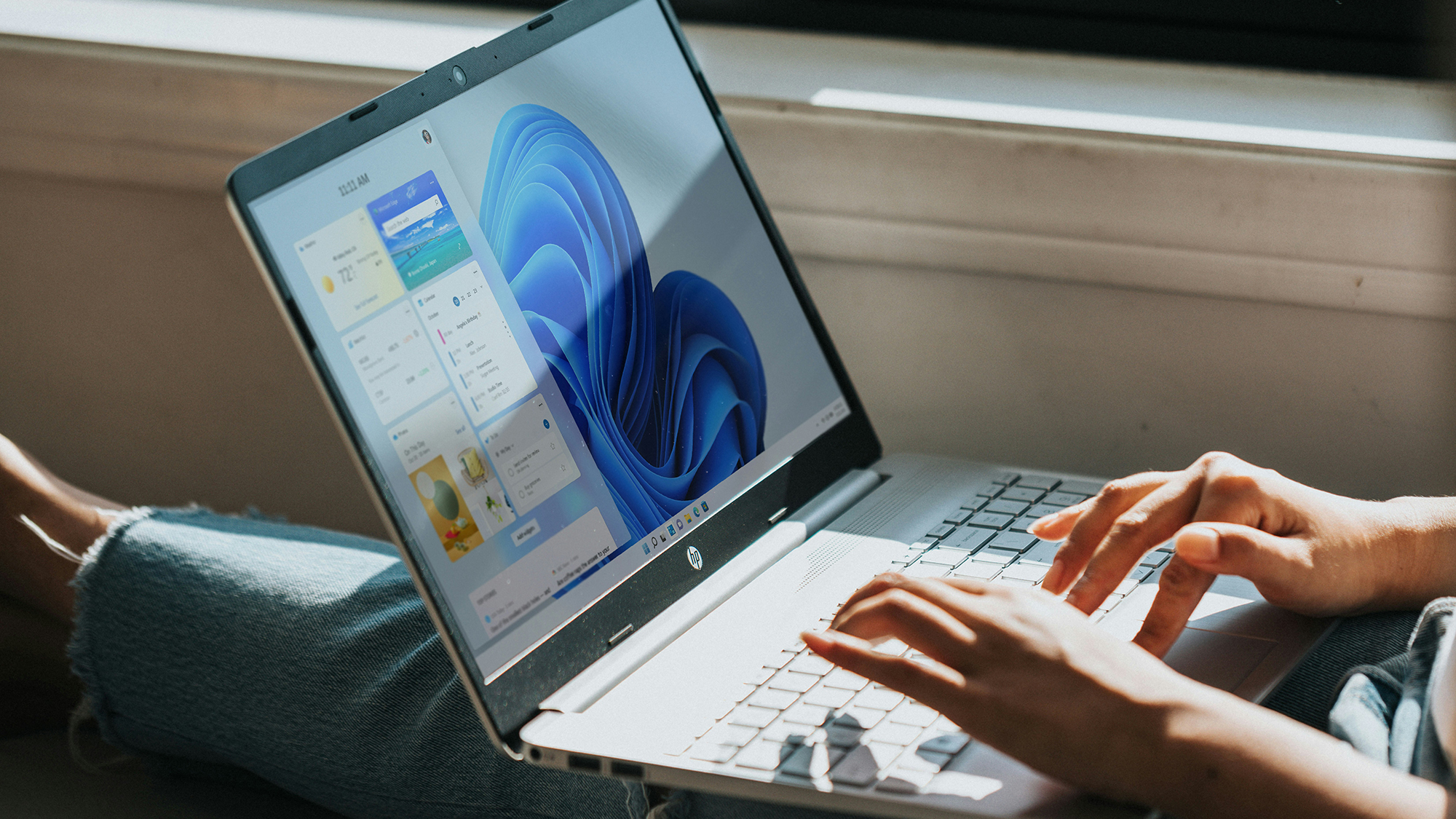 Windows 11 on a laptop