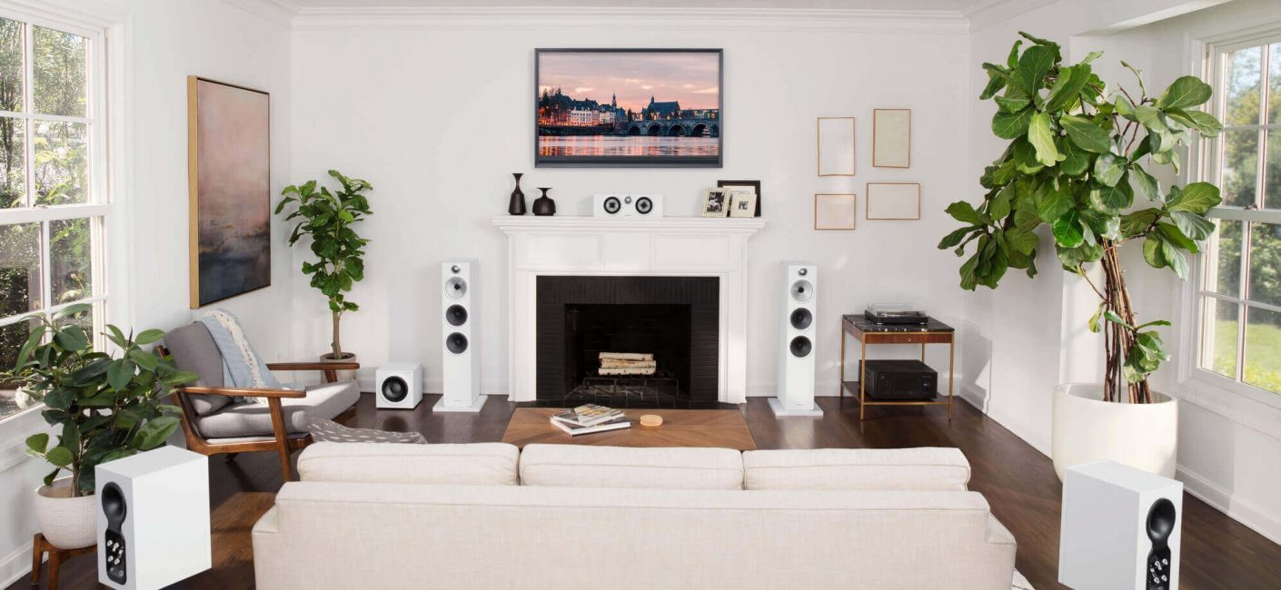 Bowers &amp; Wilkins home cinema setup