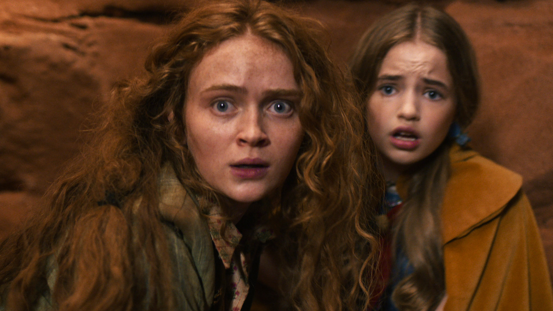 Max and Holly looking worried in an episode of Stranger Things season 5 part 2