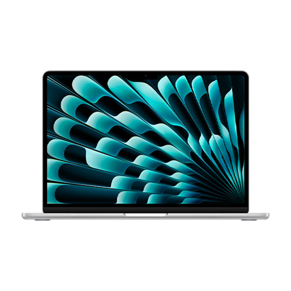 An Apple MacBook Air against a white background