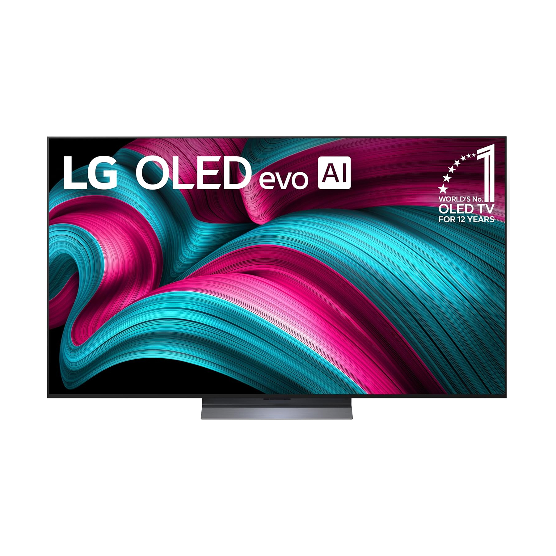 The LG C5 OLED TV on a white background